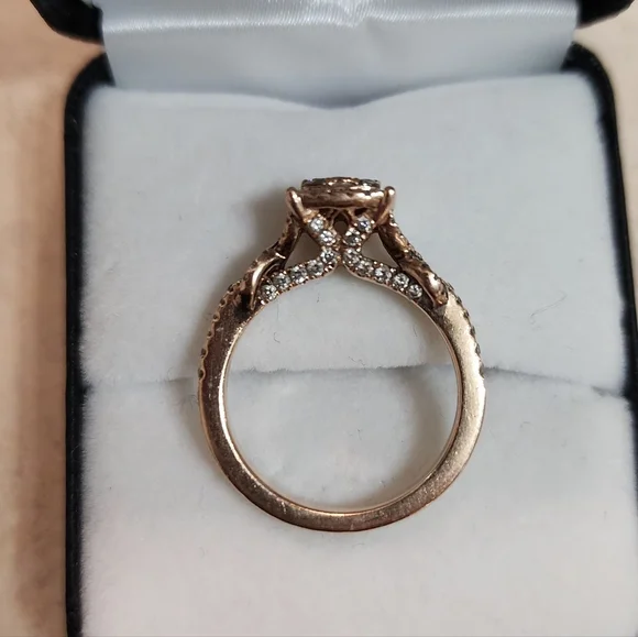LEVIAN 14k Rose Gold Diamond Ring - Picture 4 of 5